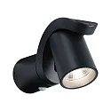 LED Outdoor Wandleuchte CUFF PIR, 230V, 12,5W, 3000K, 700lm, IP44, mit Lichtsensor, anthrazit