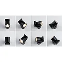 Paulmann outdoor wall luminaire CUFF PIR with sensor IP44, anthracite, transparent 