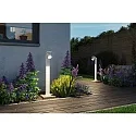 Paulmann LED Outdoor Pollerleuchte CUFF PIR, 230V, 12,5W, 3000K, 700lm, IP44, mit Lichtsensor, weiß