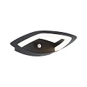 LED Außenwandleuchte AKENA, IP44, eckig, mit PIR-Sensor, Seeluft resistent, schaltbar, anthrazit, 15W 3000 800lm