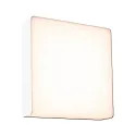 Paulmann outdoor wall luminaire AZALENA with sensor, ZigBee controllable, insect friendly IP44, transparent, white dimmable