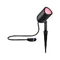 Paulmann gorund spike luminaire PLUG&SHINE SHIRA RGBW, ZigBee controllable LED IP65, anthracite dimmable