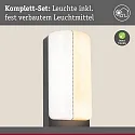 Paulmann LED Außenwandleuchte BONNIE PIR, IP44, Seeluft resistent, schaltbar, anthrazit, mit PIR-Sensor, 8.5W 2200/3000K 560lm