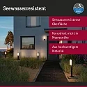 Paulmann LED Außenwandleuchte BONNIE PIR, IP44, Seeluft resistent, schaltbar, anthrazit, mit PIR-Sensor, 8.5W 2200/3000K 560lm