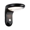 LED Outdoor Solar-Wandleuchte DSIKOLA PIR, 4,5W, 3000K, 400lm, IP44, mit Lichtsensor, anthrazit