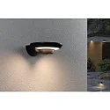 Paulmann LED Outdoor Solar-Wandleuchte BOROLA PIR, 4,5W, 3000K, 220lm, IP44, mit Lichtsensor, anthrazit