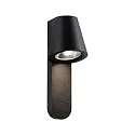 LED Outdoor Wandleuchte CAISSA PIR, 230V, 12W, 3000K, 700lm, IP44, mit Lichtsensor, anthrazit
