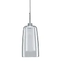 Paulmann 1-Phasen LED Pendelleuchte URAIL ARIDO II, 230V, inkl. GU10 5W 2700K 560lm, Chrom matt/Klar/Satin