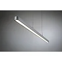 Paulmann URail LED Pendant luminaire LENTO, Up / Down, 120-150cm, 230V, 41W 2700K 2100lm, dimmable, chrome matt / black