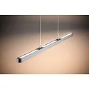 Paulmann URail LED Pendant luminaire LENTO, Up / Down, 120-150cm, 230V, 41W 2700K 2100lm, dimmable, chrome matt / black