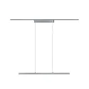 Paulmann URail LED Pendant luminaire LENTO, Up / Down, 120-150cm, 230V, 41W 2700K 2100lm, dimmable, chrome matt / black