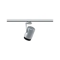 Paulmann track spot PRORAIL3 SPOT ASTHENE cylindrical, adjustable E27, chrome