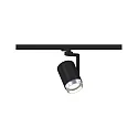 ProRail3 Schienenspot ASTHENE, 230V, E27 PAR38 max. 50W, Metall / Kunststoff, Schwarz
