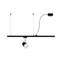 Paulmann URail Kabeleinspeisung, 230V max. 1000W, 200cm, Metall / Kunststoff, Schwarz matt