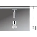 Paulmann URail 2Easy Basic Pendelum, excl. lamp, max. 20W E27, chrome matt