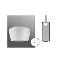 Paulmann URail Metallschirm POM 2Easy für Pendelleuchten, Ø 35cm / H 24cm, max. 20W, Weiß matt