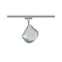 Paulmann 1-Phasen LED Schienenspot URAIL ARENA, 230V, 15W 2700K 1180lm 84°, dimmbar, Metall, Chrom matt / Chrom