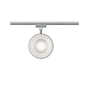 Paulmann 1-Phasen LED Schienenspot URAIL ARENA, 230V, 15W 2700K 1180lm 84°, dimmbar, Metall, Chrom matt / Chrom