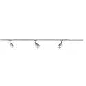 Paulmann 1-Phasen LED Schienenspot Starter-Set URAIL COVER (3 Stk.), GU10 max. 10W (exkl.), Chrom matt