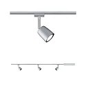 Paulmann 1-Phasen LED Schienenspot Starter-Set URAIL COVER (3 Stk.), GU10 max. 10W (exkl.), Chrom matt
