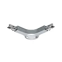 Paulmann URail LED L-coupler, 5,8W, dimmable, chrome matt