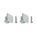 Paulmann URail End cap 2-pack, chrome matt