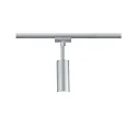Paulmann 1-Phasen LED Schienenspot URAIL TUBO, 230V, 5W 3000K 415lm, Metall / Kunststoff, Chrom matt