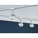 Paulmann spot URAIL CUBE LED, chrome, chrome matt
