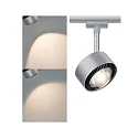 Paulmann spot URAIL ALDAN LED with lens optics, chrome matt, black dimmable