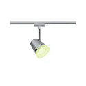 Paulmann 1-Phasen LED Schienenspot URAIL ZIGBEE CONE RGBW, inkl. GU10-Leuchtmittel 5.5W RGBW 350lm 36°, Chrom matt