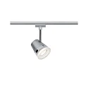 Paulmann 1-Phasen LED Schienenspot URAIL ZIGBEE CONE RGBW, inkl. GU10-Leuchtmittel 5.5W RGBW 350lm 36°, Chrom matt