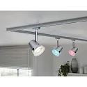 Paulmann 1-Phasen LED Schienenspot URAIL ZIGBEE CONE RGBW, inkl. GU10-Leuchtmittel 5.5W RGBW 350lm 36°, Chrom matt