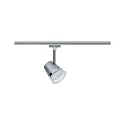 Paulmann 1-Phasen Schienenspot URAIL CONE inkl. Zigbee Tunable White Lampe, 230V, GU10 5W 2700-6500K 330lm 36°, Chrom matt / Chrom
