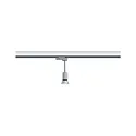 Paulmann 3-phase spot PRORAIL3 PURELL GU10, chrome, silver dimmable