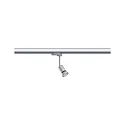Paulmann 3-phase spot PRORAIL3 PURELL GU10, chrome, silver dimmable