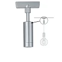 URail Pendeladapter Universal, lang, 230V, max. 50W, Kabel-Ø max. 7mm, belastbar bis 3kg, Metall / Kunststoff