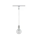 URail Pendeladapter Universal, lang, 230V, max. 50W, Kabel-Ø max. 7mm, belastbar bis 3kg, Metall / Kunststoff