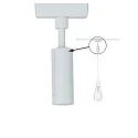 Paulmann URail Pendeladapter Universal, lang, 230V, max. 50W, Kabel-Ø max. 7mm, belastbar bis 3kg, Metall / Kunststoff, Weiß