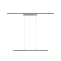 LED 1-Phasen Pendelleuchte URAIL LENTO, IP20, 13.5W 2700-6500K 1800lm, ZigBee dimmbar, chrom matt