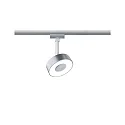 LED 1-Phasen Schienenspot URAIL CIRCLE, 1x5W 4000K, 180lm, IP20, dimmbar, chrom matt