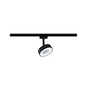 Paulmann LED 1-Phasen Schienenspot URAIL CIRCLE, 1x5W 4000K, 180lm, IP20, dimmbar, schwarz matt