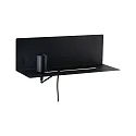 Wandleuchte DEVARA, 1xE27, max. 40W, IP20, USB C, schwarz