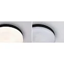 Paulmann ceiling luminaire AMALIE IP20, mat, black dimmable