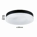 Paulmann ceiling luminaire AMALIE IP20, mat, black dimmable