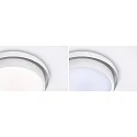 Paulmann LED Deckenleuchte MALIK, 230V, 13,5W, 2700K, 850lm, 3-Step-Dim, IP20, weiß