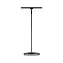 Paulmann 1-phase pendant luminaire HILDOR URail IP20, black matt dimmable