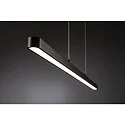 Paulmann URail LED Pendelleuchte LENTO, 100cm, 230V, 42W 2700K 2100lm, dimmbar, Metall, schwarz matt