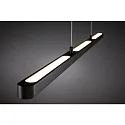 Paulmann URail LED Pendelleuchte LENTO, 100cm, 230V, 42W 2700K 2100lm, dimmbar, Metall, schwarz matt