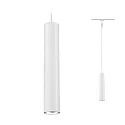 Paulmann URail Pendelleuchte CATALEJO, Ø 6.5cm, / L 35.3cm, 230V, GU10 max. 10W, Metall, Weiß / Chrom matt