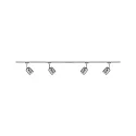 Paulmann URail Basisset Spot BLOSSOM, 4-fach, 230V, 4x G9 max. 10W, inkl. 2 Schienen + Verbinder + Einspeisung
